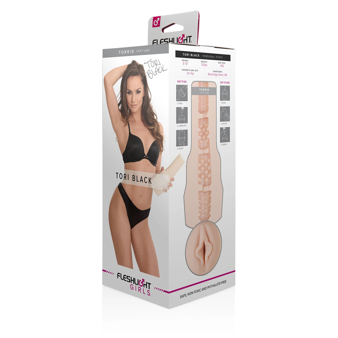 Original Fleshlight Girls Tori Black Torrid Vajina Mastürbatör