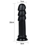 Lovetoy King Sized 28 cm Dalgalı Flexible Dev Anal Dildo