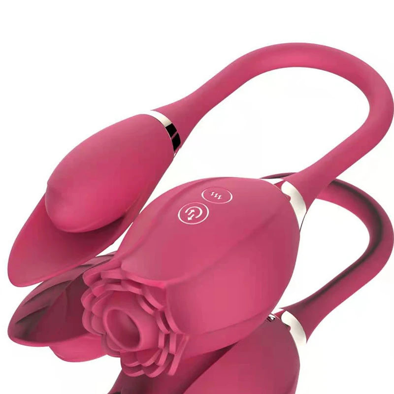Erox Rose Klitoral Emiş Güçlü Gül Vibratör