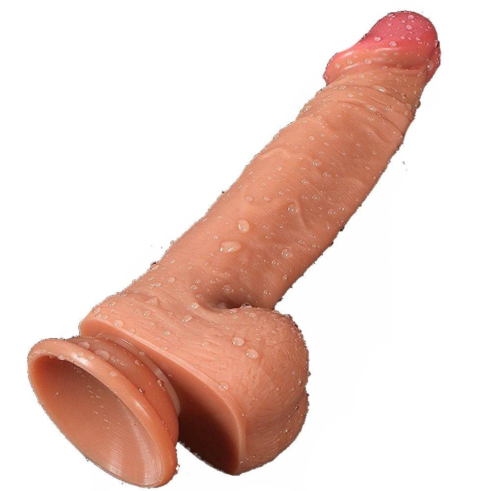 Dildo Series Evan Çift Katmanlı Ultra Yumuşak 19.5 Cm Realistik Penis
