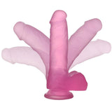 Lovetoy Jelly Studs Pink Medium 17 cm Jel Dildo LV3101