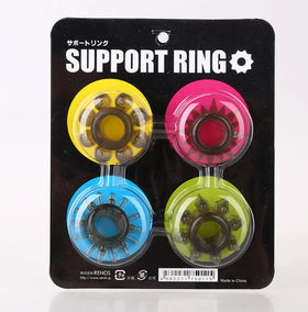 Erox The Cock Ring Support Ring 4'lü Penis Halkası Seti