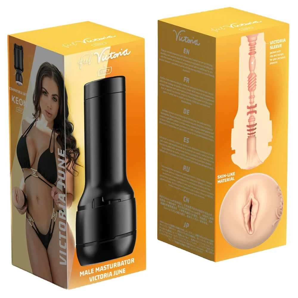 Kiiroo Stars Collection Strokers Feel Victoria June Vajina Mastürbatör