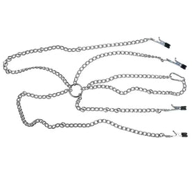 Fetish Collection Harness With Clamps Erojen Bölge Klipsi