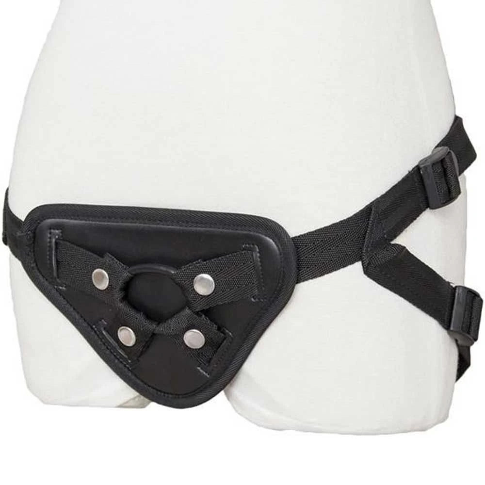 Erox Strap-On Me Belt Metal O-Ring 3 Pcs. Belden Bağlama Penis Kemeri-Black