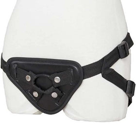 Erox Strap-On Me Belt Metal O-Ring 3 Pcs. Belden Bağlama Penis Kemeri-Black