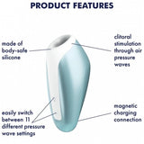 Satisfyer Love Breeze Air Pluse Emiş Güçlü Vibratör-Blue