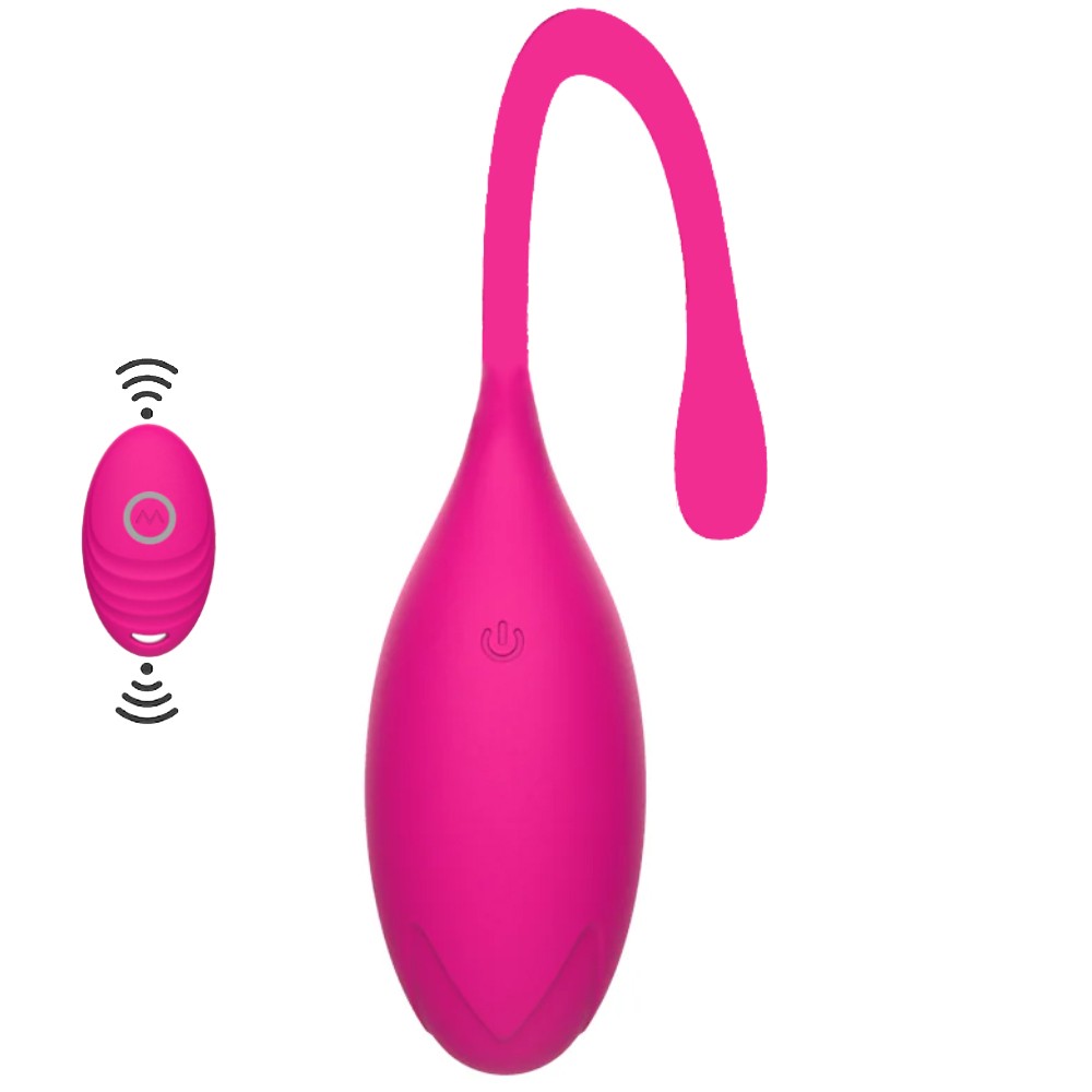Erox Benwa Balls Uzaktan Kumandalı Kegel Egzersiz Vibratörü-Pink