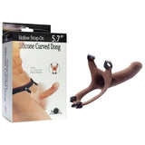 Aphrodisia Hollow Strap-On 15 Cm İçi Boş Belden Bağlamalı Penis-Brown
