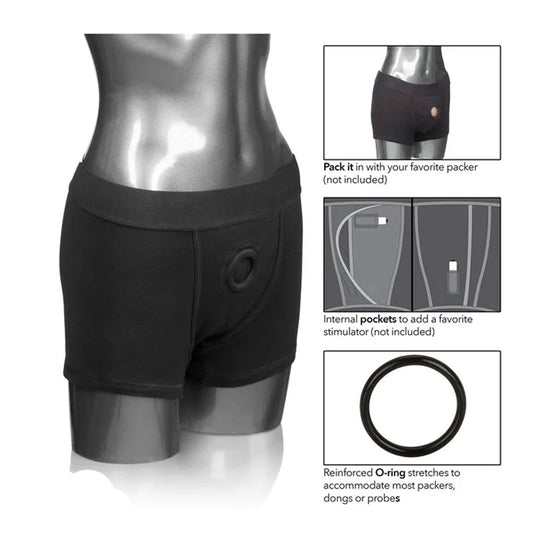 Calexotics Boxer Brief Harness Strapon Kemeri XS/S