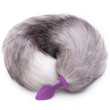 Erox The Anal Fantasy Tail Mor Silikon Tilki Kuyruklu Anal Plug