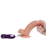 Shequ Vibrating Dildo Dragon 17.5 cm Titreşimli Realistik Penis SQ-WBC10027-V