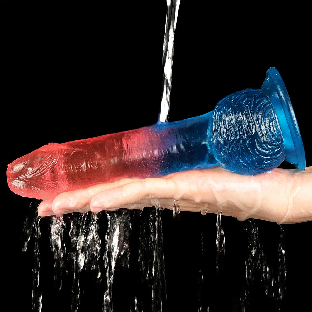 Lovetoy Dazzle Studs Dildo 19 cm Realistik Jel Penis