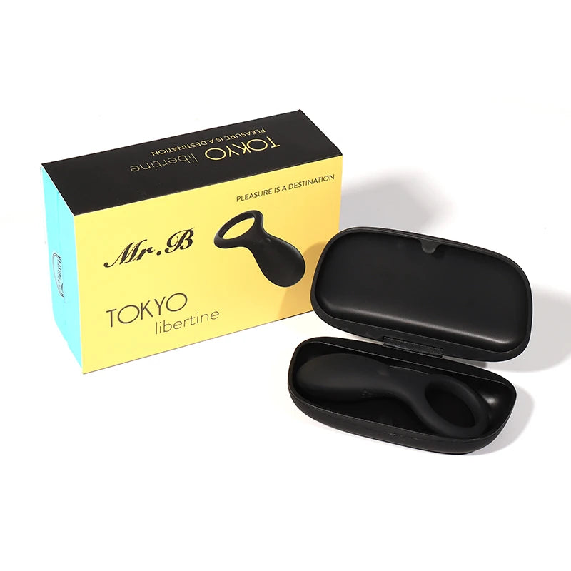 Wowyes B8 Titreşimli Penis Halkası Anal Plug ve Mini Vibratör