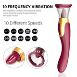 Erox Luxury Tongue Vibe 2 İn 1 G-Spot ve Dil Vibratör