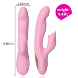 Pearly Dil Hareketli G-Noktası Vibratör Pink