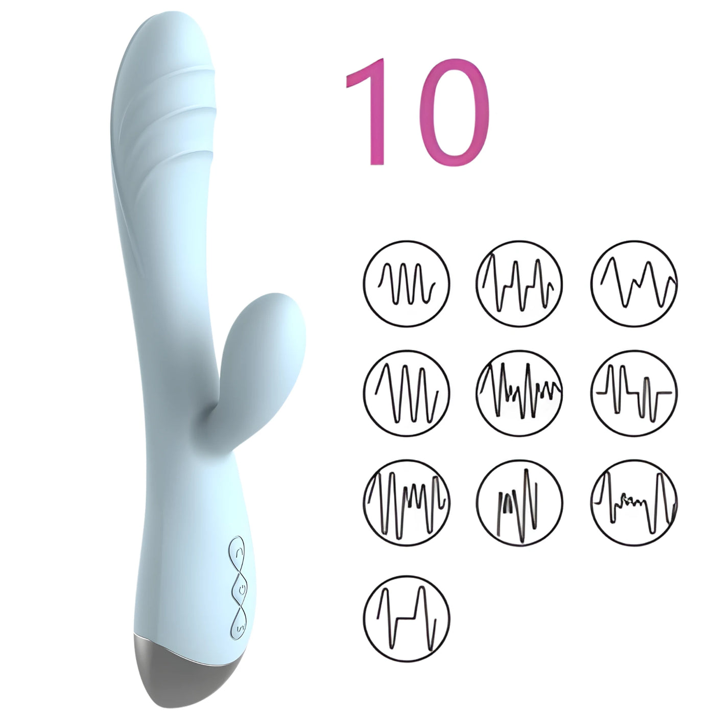 Erox The Vibe Msex Rabbit Titreşimli Vibratör-Pink