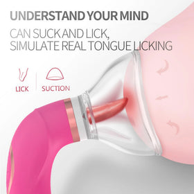 Erox The Vibe Sucker Licker G-Spot Çift Yönlü G-Spot Dil Vibratör
