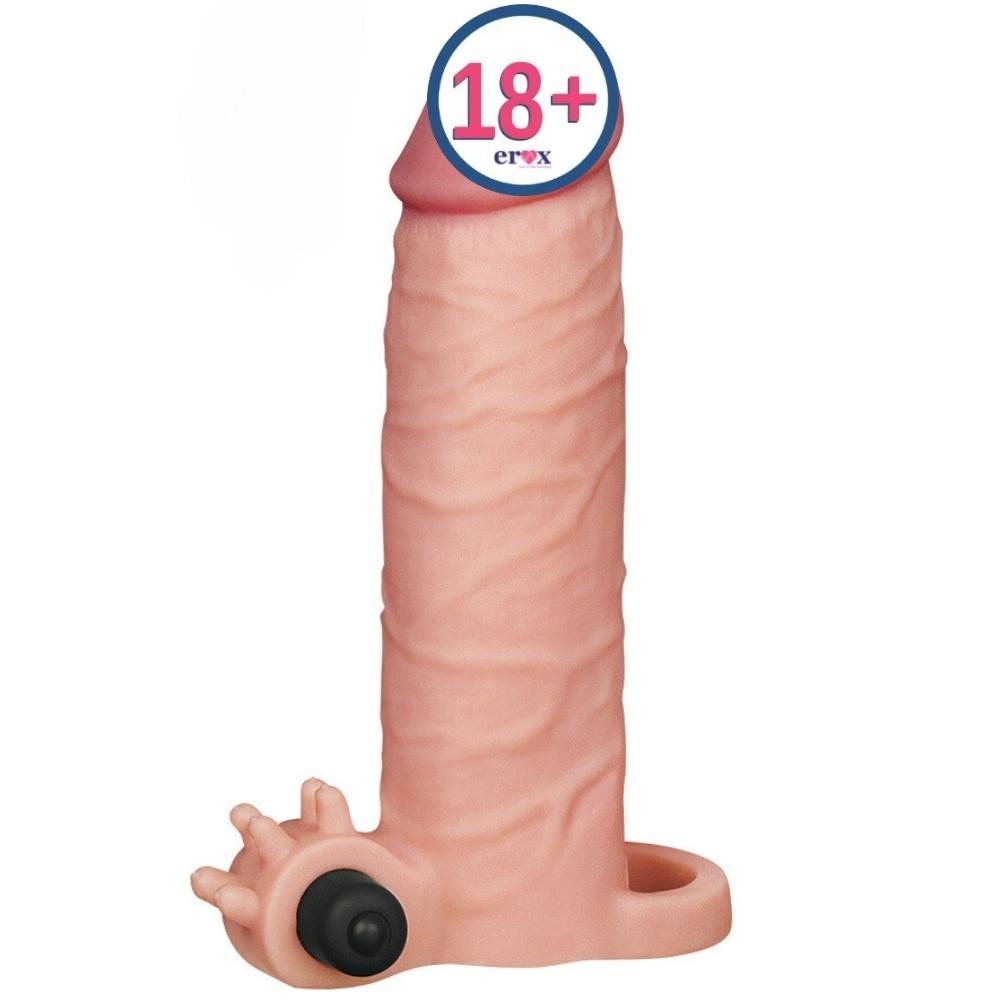 Lovetoy Pleasure X-Tender Vibrating Sleeve 3 cm Uzatmalı Penis Kılıfı