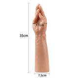 Lovetoy King Size Realistic Magic Hand Realistik El-Kol Dildo LV2210