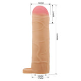 Pretty Love Bunion Penis Sleeve Testis Geçirmeli Realistik Penis Kılıfı