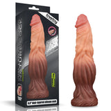 Lovetoy Dual Layered Platinum Silicone 24.5 Cm Monster Realistik Dildo