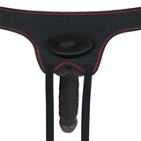 Lovetoy Easy Strapon 20 cm Kemerli Titreşimli Zenci Penis