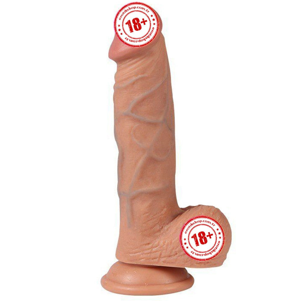 Shequ Dildo Series Hans Blue Veins Çift Katmanlı Realistik Penis SQ-WBC10012
