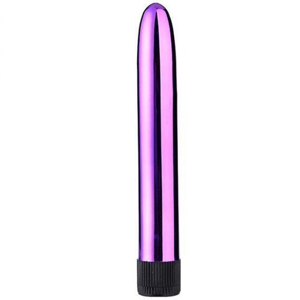 Melo Purple Metal Vibrating Anal ve Vajinal Metal Vibratör