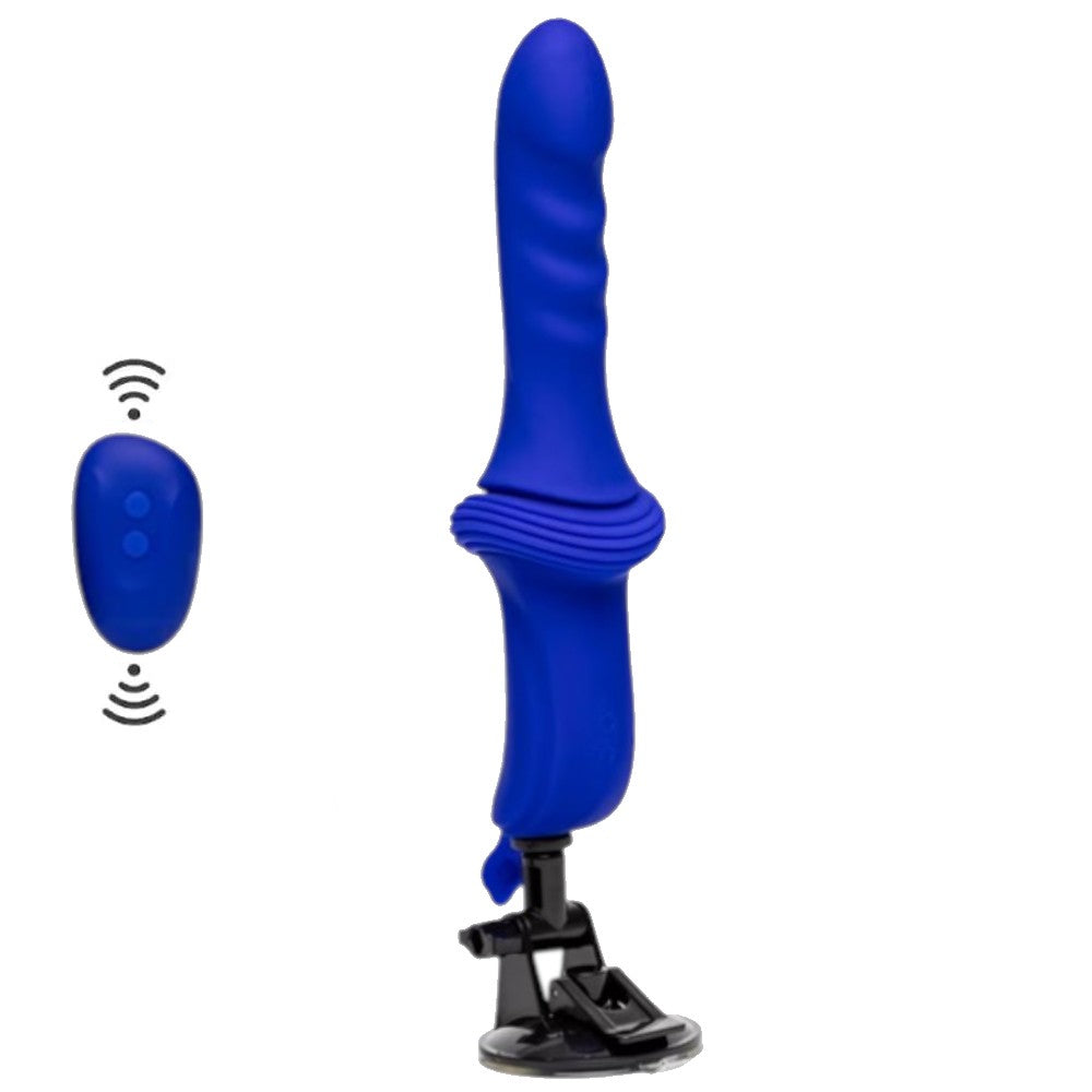 Calexotics Overdrive Ridged Thruster Sex Machine Uzaktan Kumandalı İleri Geri Hareketli Seks Makinesi Vibratör