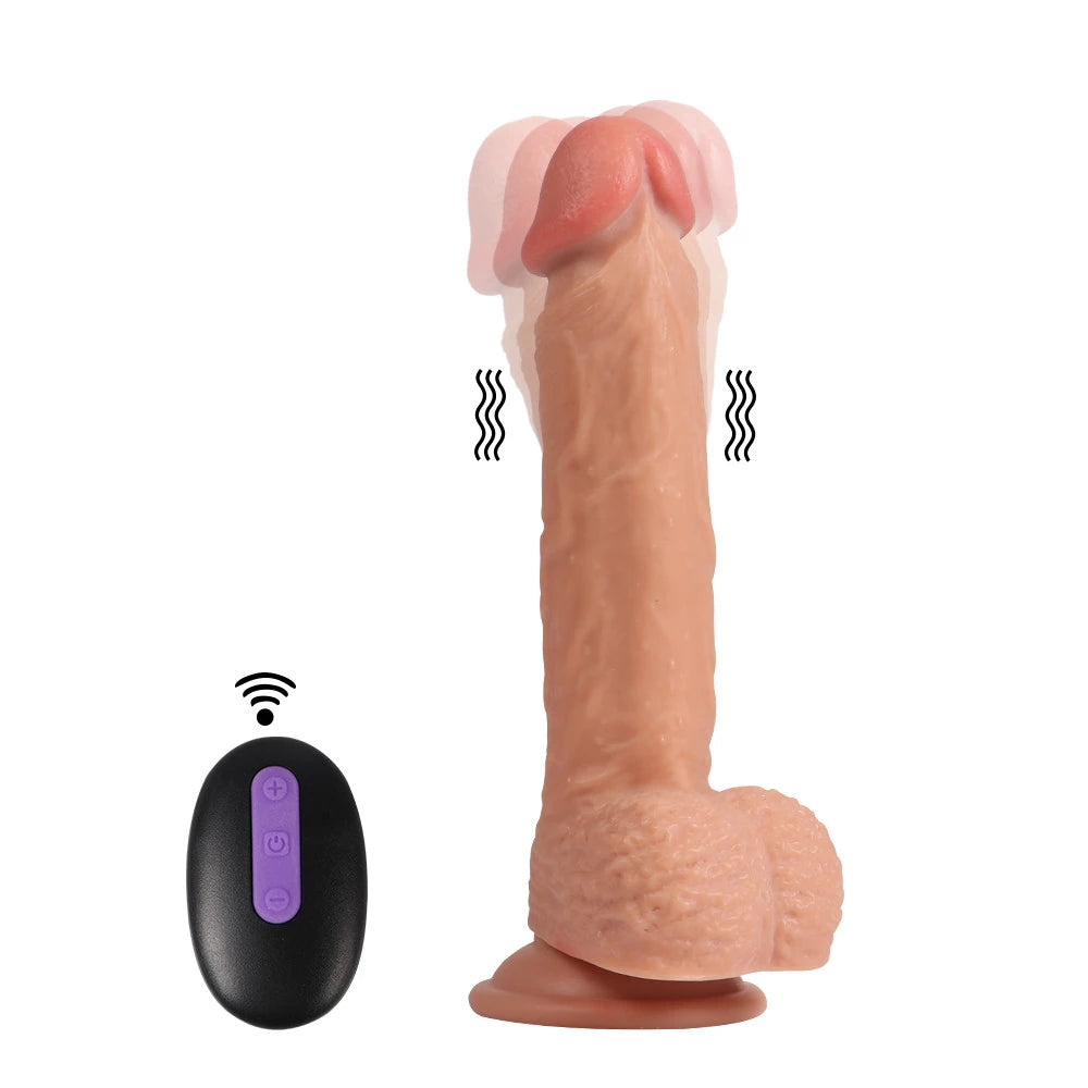 Xise Dildo Series Dean 20 Modlu Titreşimli Realistik Penis