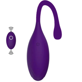 Erox Benwa Balls Uzaktan Kumandalı Kegel Egzersiz Vibratörü-Purple
