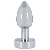 Anos Heavy Metal Butt Plug With Vibration Anal Plug Vibratör
