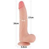 Lovetoy Sliding Skin Hareketli Deri Özellikli 22 Cm Realistik Penis LV317208