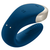 Satisfyer Double Love Blue Telefon ve Kumanda Kontrollü Vibratör
