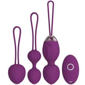 Erox Exuis Purple Uzaktan Kumandalı Kegel Egzersiz Topu