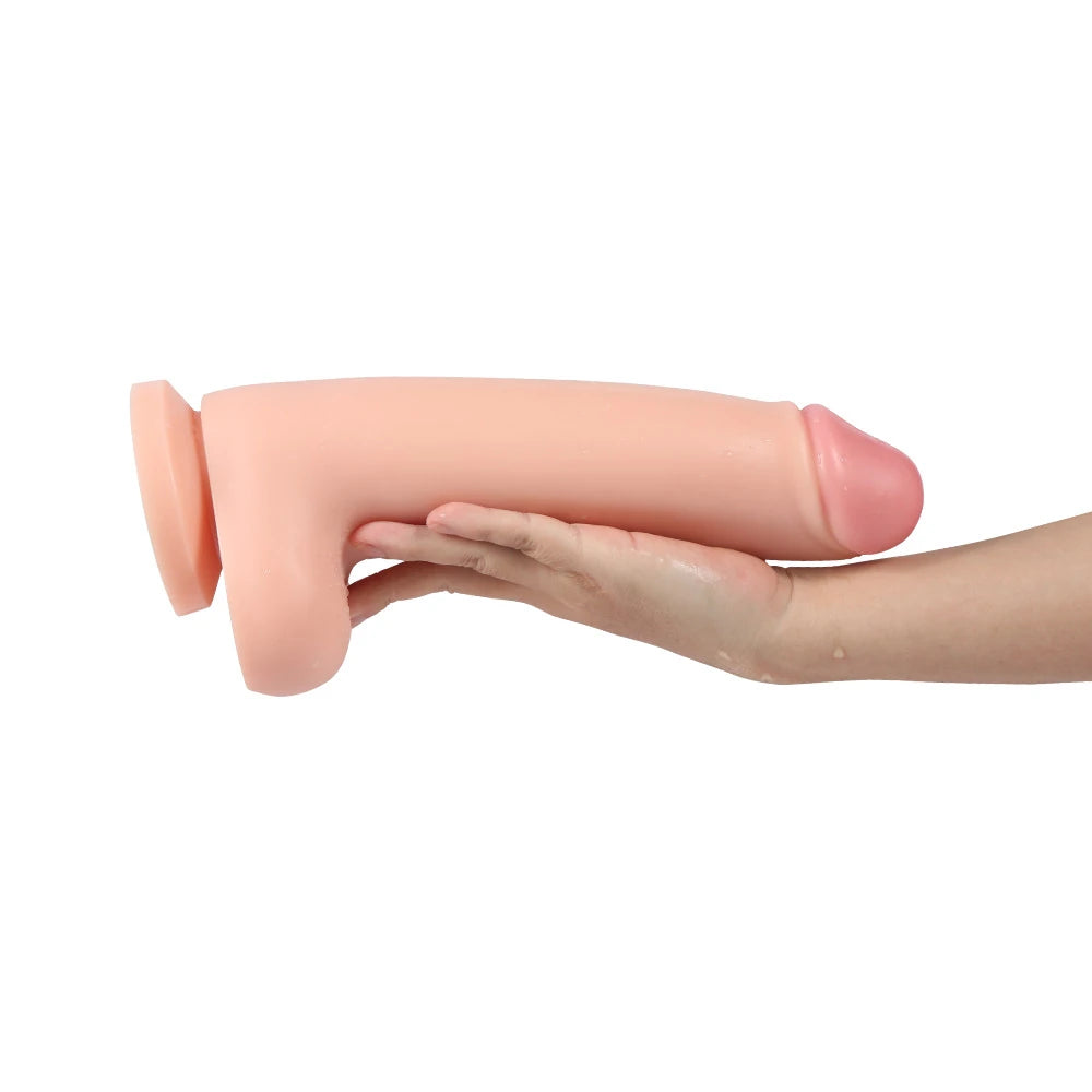 Xise Dildo Series Cooper Flexible 29 cm Realistik Büyük Penis XS-WBC10071