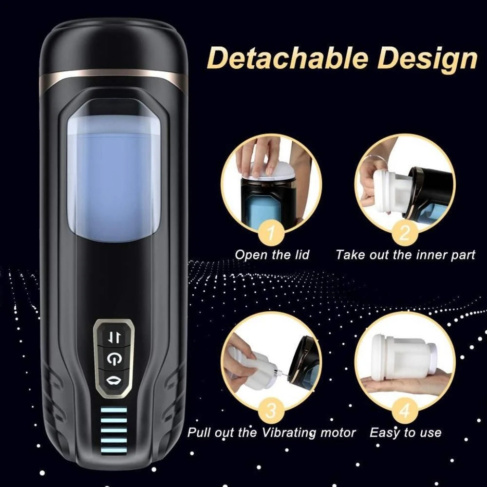 Shequ Cosima Telescopic Sucking Emiş Güçlü Hareketli Masturbator