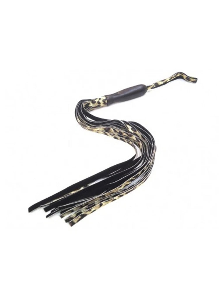 Erox Fetish Fantasy Series Whip Fetiş Kırbaç-Leopar