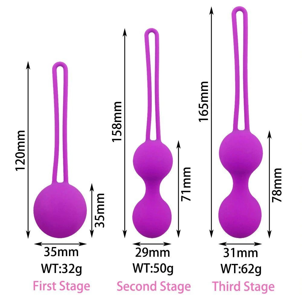 Erox Kegel Benwa Metal Jiggle Balls Kegel Top-Black
