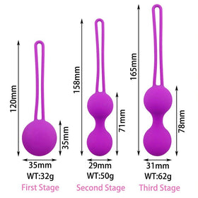 Erox Kegel Benwa Metal Jiggle Balls Kegel Top-Black