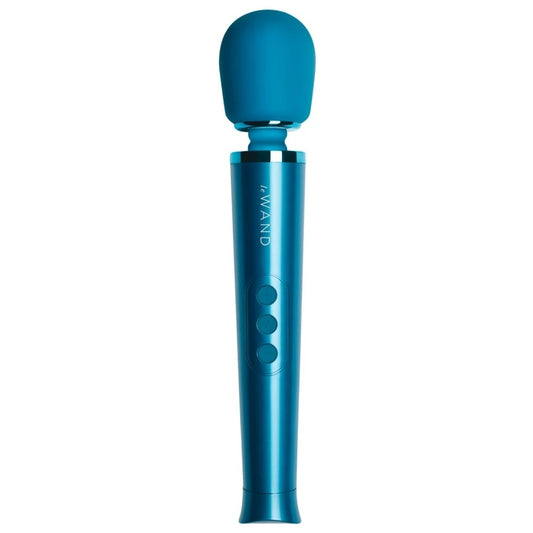 Le Wand Petite Rechargeable Vibrating Body Massager Masaj Aleti - Blue