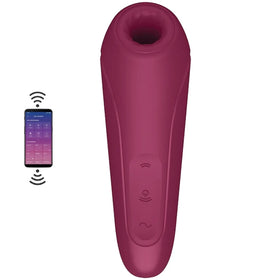 Satisfyer Curvy 1+ Telefon Kontrollü Emiş Güçlü Vibratör-Bordeaux