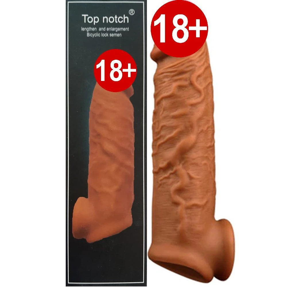 Erox Testis Destekli Yumuşak Penis Kılıfı