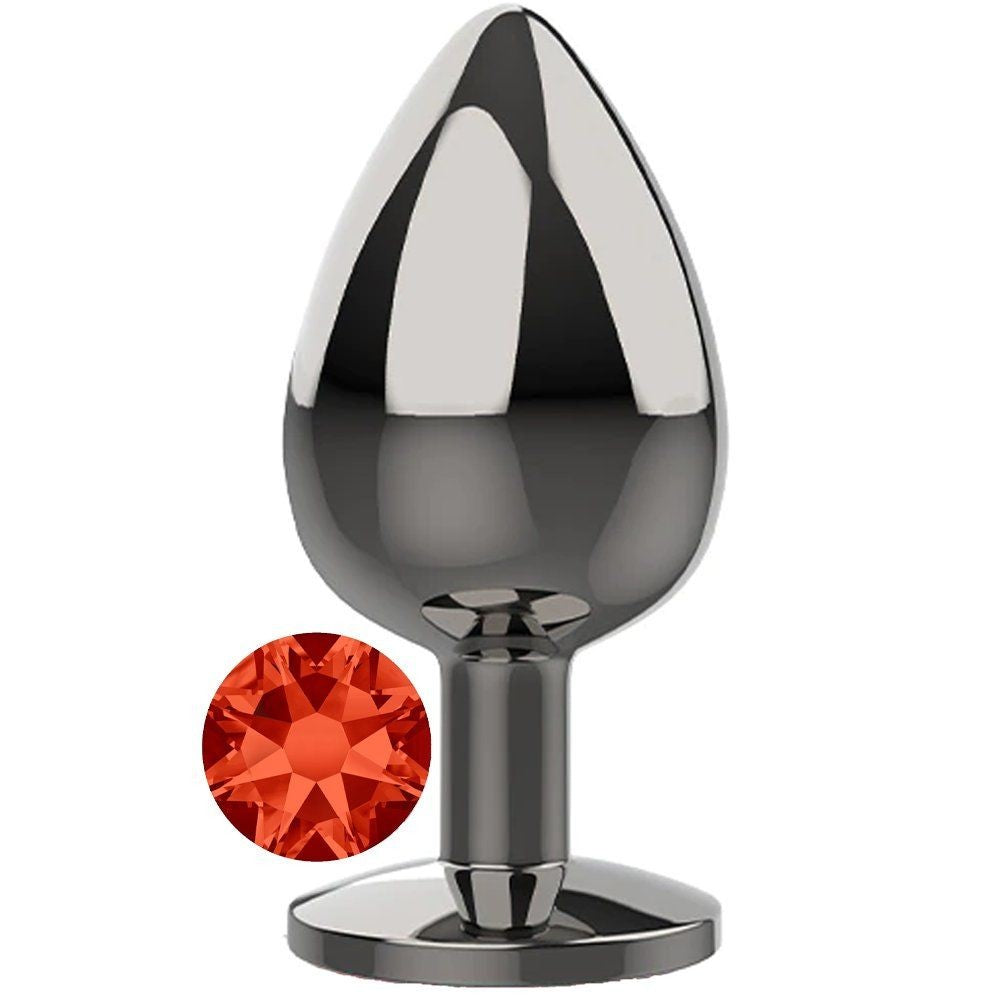 Erox Red Jewellery Small Lüks Çelik Anal Plug