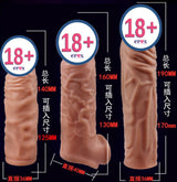 Erox Yumuşak Et Dokulu 19 Cm Melez Penis Kılıfı