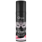 Orgie Dual Vibe Çilek Aromalı Öpülebilir Likid Vibratör 15 Ml.