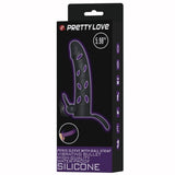 Pretty Love Penis Sleeve With Ball Strap Testis Geçirmeli Penis Kılıfı