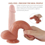 Shequ Dildo Series İke Natural Dokdu 20 Cm Realistik Penis