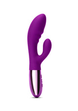 Le Wand Blend Rechargeable Şarjlı Tavşan Vibratör-Purple